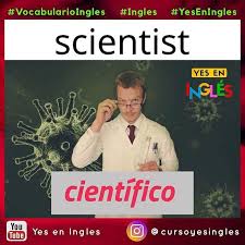 Scientist Corresponde A La Palabra De Vocabulario De Las Profesiones Y Ocupaciones En Ingles De Esta Semana Scientis Baseball Cards Movie Posters English