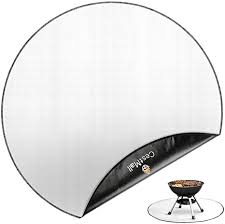 Maybe you would like to learn more about one of these? Round Fire Pit Mat Deck Protector 30 Cestmall Fireproof Pad Heat Deflector Bbq Floor Protective Mat 2 Layers Fire Resistant For Under Outdoor Grill Deck Defender Chiminea Grass Patio Bonfires Amazon Co Uk