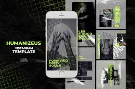 Present your app or website across different mobile devices with our free smartphone mockups. Humanizeus Instagram Templates Graphic By Qohhaarqhaz Creative Fabrica