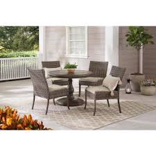 Aug 26, 2020 · this hampton bay outdoor patio dining table is a very nice piece to add to a patio, porch or outdoor living area. Hampton Bay Patio Dining Sets Patio Dining Furniture The Home Depot