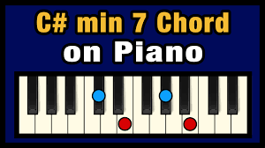 A/c# for piano has the notes a c# e. C Min 7 Chord On Piano Free Chart Professional Composers