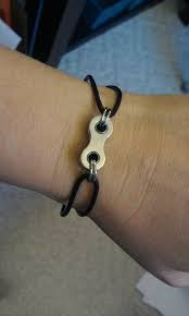 Fahrrad Kette Und Leder Armband Ublthlk Etsy Fahrradkette Fahrradketten Armband Armband Leder