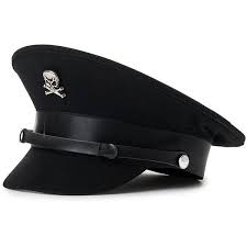 Officer Hat W Skull Randomizer Shock Din Alternativa Webshop Punkklader Rockklad Dieselpunk Fashion Womens Fashion Accessories Online Shop Accessories