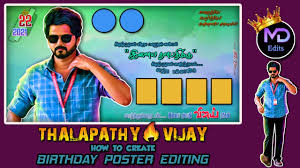 Unique vijay posters designed and sold by artists. Thalapathy Vijay Birthday Banner Design In Tamil Md Edits Youtube