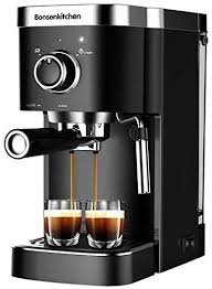 Espresso Machine 20 Bar Coffee Machine With Foaming Milk Frother Wand 1450w High Performance No Leaking 1 25 L Frother Wand Filter Coffee Machine Coffee Maker