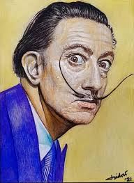 Salvador Dali , graphite n charcoal pencils