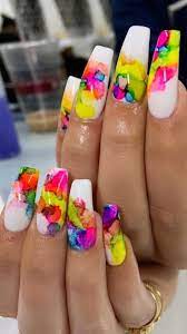58 Stylish And Bright Summer Nail Design Colors And Ideas Bright Summer Nails Bright Summer Nails Designs Nail Designs Summer