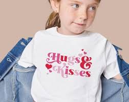 Mother Daughter Shirts, Mother or Youth Shirts, Hugs and Kisses, Loved  Mama, Loved Mini
