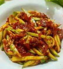 Sekarang kita akan mengolah resep sambal ayam penyet nya. Resep Sambal Mangga Mentah Aneka Resep Dan Cara Masak