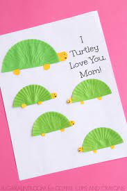 Make mom feel special this holiday with one of these diy mother's day cards. Turtle Themed Mother S Day Card Coffee Cups And Crayons