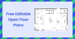 Free Editable Open Floor Plans