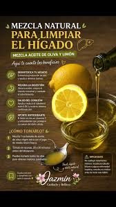 Sabías que una cucharada de aceite de oliva con limón en ayunas es un gran aliado? 🍋 Este remedio mediterráneo estimula la vesícula biliar y ayuda al hígado a depurar toxinas acumuladas