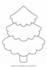 The ideas is to have children cut out the words to hand on the tree picture. Christmas Templates Christmas Templates Christmas Tree Template Merry Christmas Coloring Pages