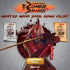 Free Fire Bundle Samurai Free Fire Cheat Free Fire Wallpaper Gambar Free Fire I got new top up event emote and zumbie samurai bundle.