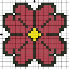 free flower themed counted cross stitch patterns