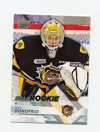 18/19 UPPER DECK CHL ROOKIE RC #305 NICK DONOFRIO HAMILTON BULLDOGS *62929 