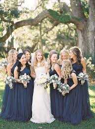 Elegant Florida Wedding Glamour Grace Navy Blue Bridesmaid Dresses Blue Bridesmaid Dresses Navy Bridesmaid Dresses