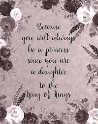 Daughter of a king quotes. Daughter Of The King Christian Quote Painting By Christian Store