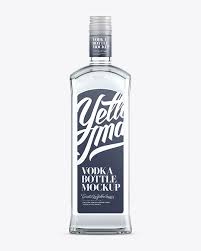 Download Glass Vodka Bottle Mockup Packaging Mockups Shirt Mockups Free Download