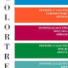 The colours and their descriptors are as follows: 1