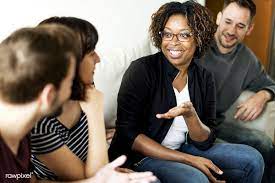 Download Premium Image Of Friends Talking Together 388364 Friends Talking Photography Friends Photography Photography Friends