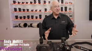 Professional Wireless Audio Sony URX-P41D Dual-Channel Camera Trade Show  Interview at Profusion Expo