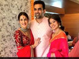 Image result for zaheer khan wife