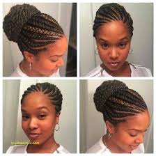 The style required that the hair be combed back around the sides of the head. Unique Braided Straight Up Hairstyles Natural Hair Styles Braided Hairdo African Braids Hairstyles