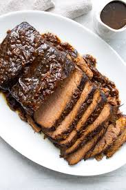 Sear the brisket on both sides until golden, about 5 minutes per side. Slow Cooker Brisket With Balsamic Onion Gravy Paleo Every Last Bite