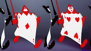 They are ordered by the queen of hearts to execute the three gardener cards for painting her roses red. Card Soldiers Alice In Wonderland 1951 Alice In Wonderland Alice In Wonderland 1951 Adventures In Wonderland