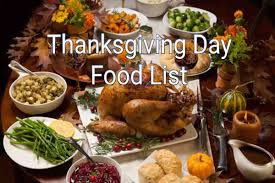 Thanksgiving is that wonderful time of year when we gather with friends and family, test the limits of butter there are two givens at any holiday dinner. Thanksgiving Day Food List Itech