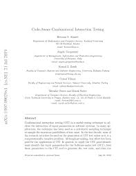 Antara ua yang menawarkan kemasukan pengambilan kedua adalah seperti uum, upsi, uthm, ump, uum, umk, uitm dan beberapa lagi yang menawarkan program pengajian peringkat diploma dan sarjana muda bagi lepasan sijil pelajaran malaysia (spm) dan lepasan stpm/ diploma dan setaraf. Pdf Code Aware Combinatorial Interaction Testing