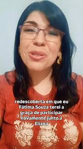 Vejam o recado que a Fátima Souza tem para você!, Estamos muito felizes em  tê-la novamente conosco @fatimasouza_oficial❤️❤️❤️, Para se inscrever link  na Bio! Restam menos que cinquenta inscrições, ...