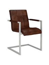 The table is 100cm in diameter and comes with 4 matching chairs. John Lewis Partners Classico Leather Office Dining Chair Tan