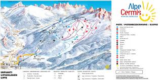 >> click here to view the ski maps of val di fassa << by dolomitisuperski. Trail Map Alpe Cermis Cavalese