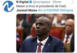 El presidente de haití, jovenel moise, fue asesinado, y su esposa, herida, el miércoles por la mañana en un ataque con armas de fuego en su residencia privada, lo que llevó a la empobrecida y afectada nación caribeña a un renovado estado de incertidumbre política. Jom5sb5 Pxkprm