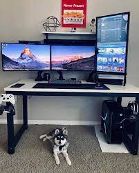 Gaming Setups On Instagram What Do You Think About This Setup Rate This Amazing Setup 1 10 F Video Game Rooms Video Game Room Design Game Room Design