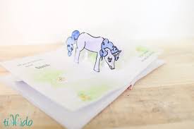 Cut slits at the center of your card. Easy Pop Up Card Invitation Tutorial Tikkido Com