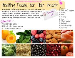 They are a rich source of all the right vitamins and minerals. Qlassy Hair Top Ten Foods That Promote Healthy Hair Growth Hair Nutrition Hair Food Promote Healthy Hair Growth