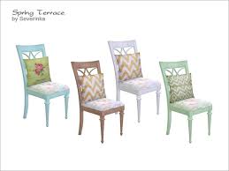 Spring Terrace Dining Chair With Pillow By Severinka Dining Chairs Chair 4 Dining Chairs