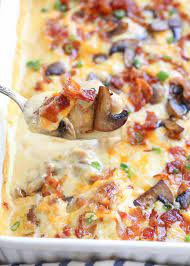 Homemade cream of mushroom soup for a simple chicken and wild rice. Creamy Chicken Casserole Valentina S Corner