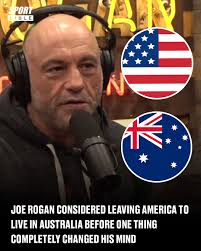 🗣 “I used to think Australia …” Rogan was