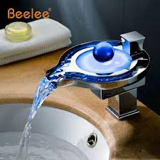 Dieser wasserhahn bad besteht aus hochwertigem und halt. Led Badezimmer Wasserhahn Messing Verchromt Wasserfall Bad Becken Armaturen 3 Farben Andern Led Wasserhahn Wasser Power Becken Fuhrte Mischer Gefuhrt Wasserhahn Bathroom Basin Faucet Led Bathroom Faucetbasin Faucet Aliexpress