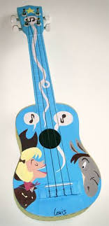 Buff out any remaining residue with a clean cloth. 18 Ukulele Paint Design Ideas Ukulele Paint Designs Ukulele Art
