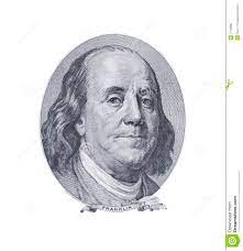 Portrait Of Benjamin Franklin Stock Image - Image Of United, Accounting:  7718989