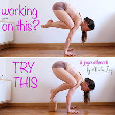 Yogawithmarti Today Is Bakasana If You Try It Let Me Know How It Goes Yogatutorial Yoga Tutorial Exercise Yoga Benefits