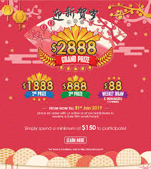 Want to discover art related to luckydraw? Kinohimitsu Feeling Lucky Win 2888 In Our Cny Lucky Draw Milled