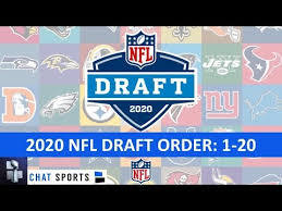 What time does the 2020 nfl draft start? 2020 Nfl Draft Order For Picks 1 20 Youtube