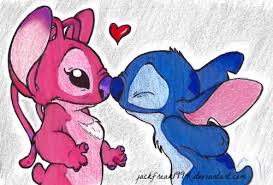 Stitch Y Su Novia Buscar Con Google Lilo Y Stitch Dibujo De Stich Papel Tapiz Disney