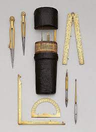 Sold Price A Fine Drawing Set Paris Circa 1730 Brass And April 1 0112 1 00 Pm Cest Drawing Set Annabeth Chase Annabeth Chase Aesthetic